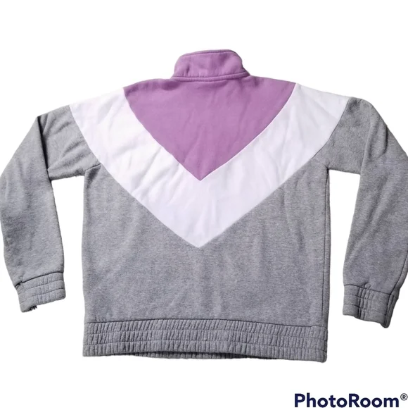 Fila Ekanta 1/4 zip Pullover Retro Chevron Sweater Sz Small - Picture 3 of 6